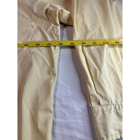 Ralph Lauren Button Down Shirt Yellow Men's Size XL Blue Pony - Picture 5 of 8